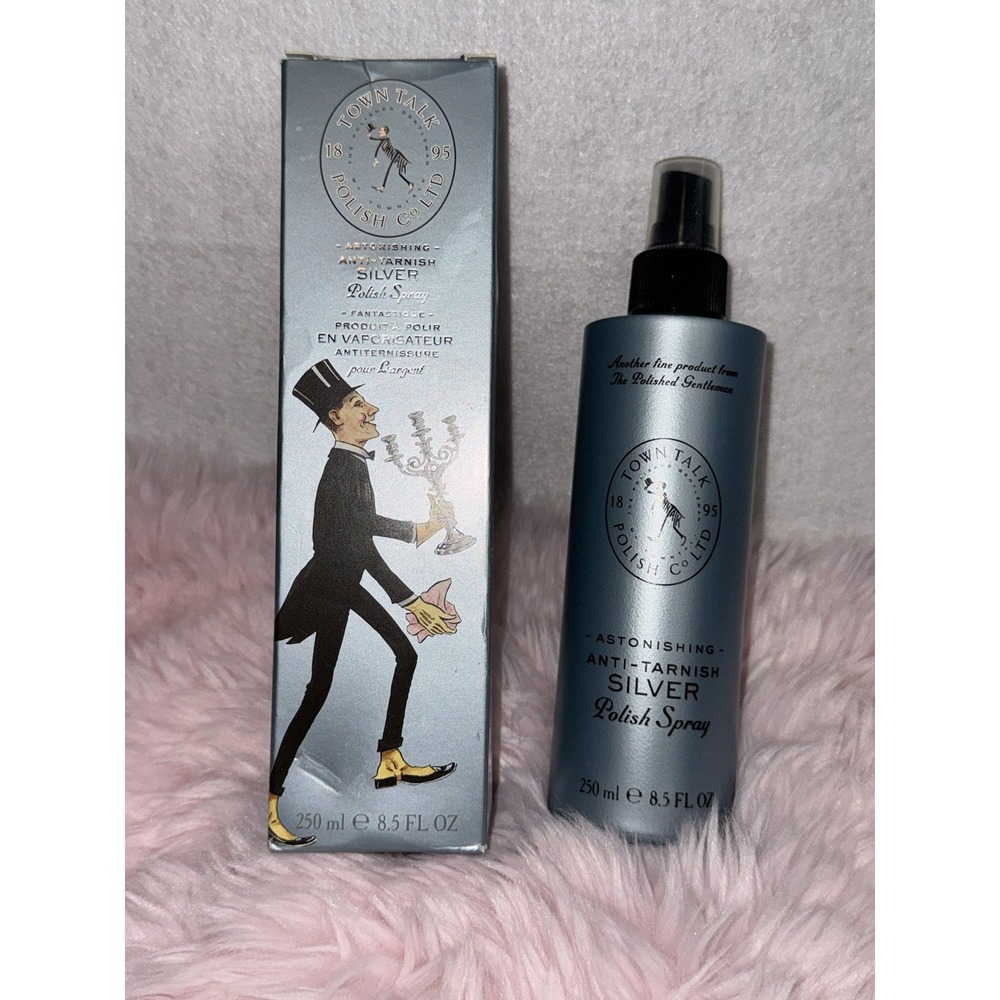 Town Talk Astonishing Anti-Tarnish Silver Polish / Cleaner Spray - 8.5oz